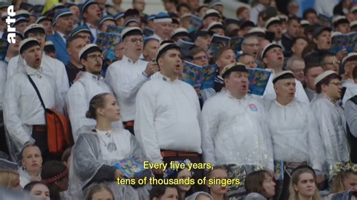 🇪🇪 Every five years, Tallinn in Estonia is transformed into a massive festival of the human voice. Choirs and singers from across the Baltic nation come together in a joyful celebration of Estonian musical culture. In spite of the threat from its Russian neighbour, Estonia celebrates its freedom through song. Learn more here ➡️ https://lnk.to/N2u5H5Ms #ARTE #estonianmusic | Arte