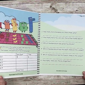 1st Grade Number Activity Book: Math Exercises, Addition, Subtraction - Etsy