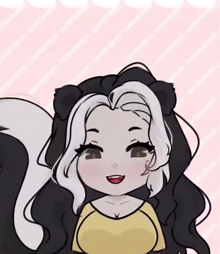 Jiggle physics be like #vtuber #vtuberen #skunkgirl #skunksona #skunkvtuber #skunk #vtuberbooba