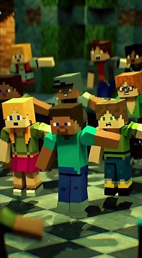 Golem attack in the club #minecraft