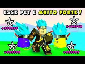 DEVELOPER ADICIONOU UM PET JEFFBLOX NO NINJA CLICKER SIMULATOR (Roblox)