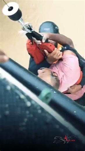 SLAF Rescue Operation Bell 212 Rescues a Man Stranded in a Coconut Tree