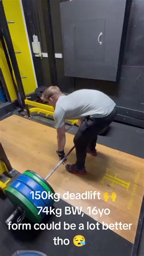 16-Year-Old Deadlifting 150kg: Form Improvement Tips
