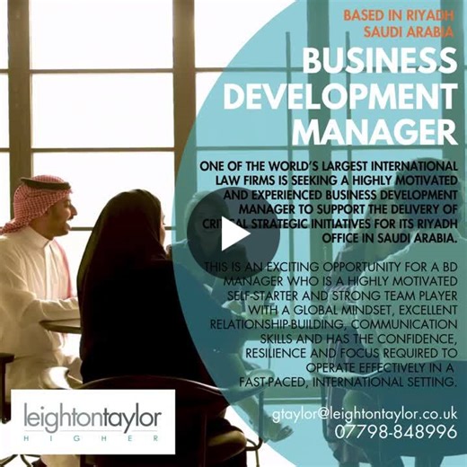 #legalbd #businessdevelopment #middleeastjobs #riyadh #legalcareers #professionalservices | Giles Taylor