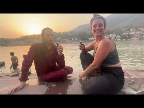 Channeled messages w mother Gunga River, Rishikesh, India