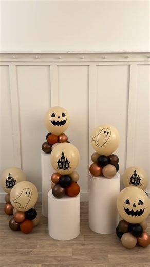 1K views · 46 reactions | Sometimes spooky can be sweet  we loved creating this Halloween balloon install, especially the light up stacks  | Bubblegum Balloons | Facebook