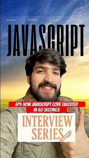 Every JavaScript Developer MUST Know This! Execution Explained ⚡ #interview #coding #javascript