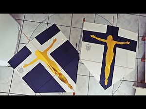 COMO FAZER UMA PIPA CRUZ TOP COM PAPEL DE SEDA E PLÁSTICO BRILHANTE = Renatinho8263