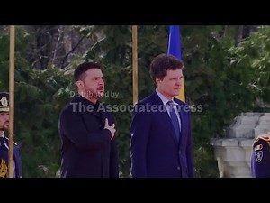 Ukraine's President Zelenskyy arrives in Romania