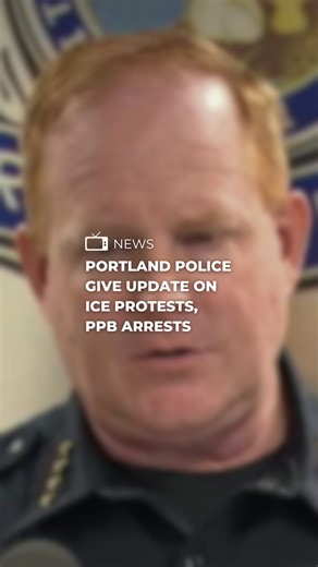 Portland Police Chief Bob Day gives an update about ICE protests and PPB arrests in a press conference on October 3. Stay up to date on the latest with the FOX 12 app. | FOX 12 Oregon