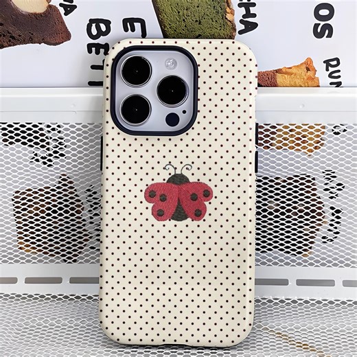 Ladybug Phone Case, Cute Insect Shape, Compatible With iPhone 17, 16, 15, 14, 13, 12 Pro Max, Samsung S25, S24, S23 and S22 Plus Ultra. - Etsy