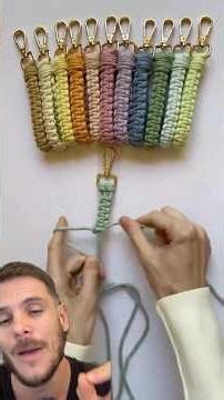 Macrame Keychain Tutorial! 🎖️ If you enjoyed the content, please subscribe to the channel!