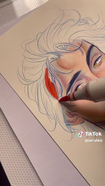 Coloring Skin with Copic Markers: A Stunning Speedpaint!