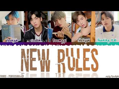 TXT - 'NEW RULES' Lyrics [Color Coded_Han_Rom_Eng]