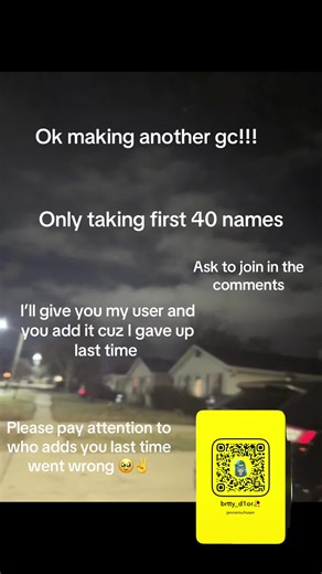 Snapchat gc more instructions this time🥹