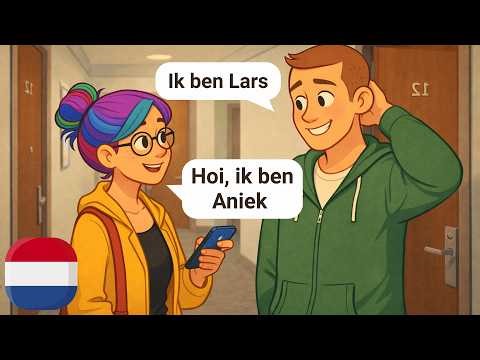 Real Dutch Conversations to Learn Dutch (With Subtitles) | A1-A2 | Self-Introduction Dialogues