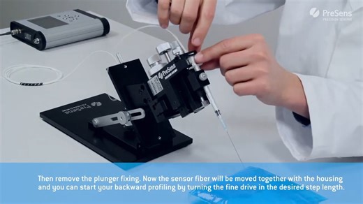 PreSens,氧气传感器,PH传感器,查看如何使用安全插入功能，以及如何使用手动微操作器进行前后剖面分析