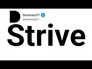 Strive Synonyms | Thesaurus | Similar Words