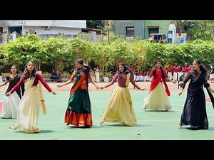 Onam Dance Performance 2k25 ❤️‍🔥💃🏻🌼|College |Malayalam |Diya Farzu
