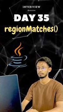 How To Use regionMatches() Method in Java | Java String Methods for Beginners #shorts #coding