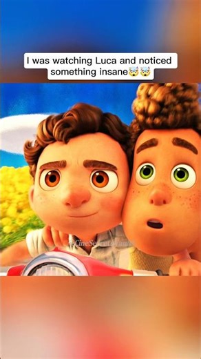 Crazy Hidden Details in Luca😱😱 #shorts #luca #lucamovie #disney #pixaranimation #findingnemo #pixar