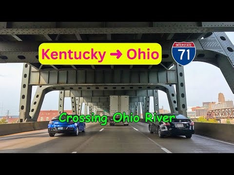 Driving from CVG Airport to Cincinnati, Ohio 🚗 | I-275 & I-71 [4K GoPro]