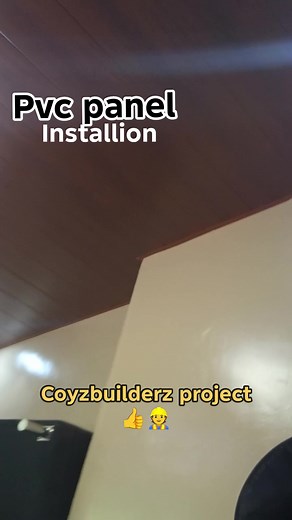 Pvc panel installation ,Ang linis ang ganda👍🥰👷 #pvcpanel #pvcpanelling #ceiling #installer #installation | coyz builderz
