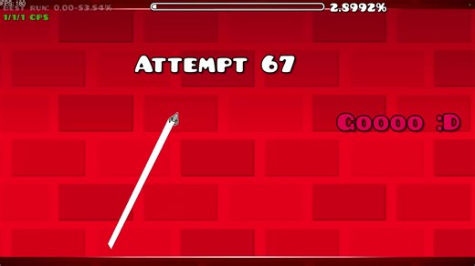 Fun geometry dashing:) #geometrydash #algorithm #challenge #decode
