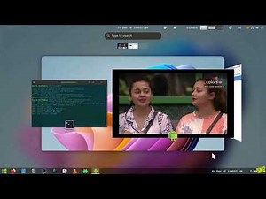 3D Desktop Cube on ubuntu Gnome.