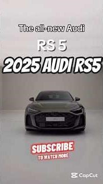 2025 Audi RS5 Review – The Ultimate Twin-Turbo V6 Beast! 🔥