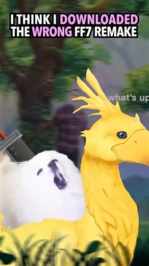 Chocoborks: FF7 but it’s unhinged #finalfantasy #dogs #memes