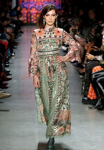 Bella Hadid Walks Anna Sui Fashion Show in NYC • CelebMafia