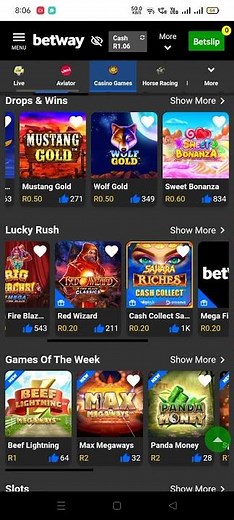 Casino Games on Betway
