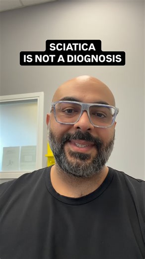 MOVABILITY on Instagram: "Not all leg pain is sciatica. Sciatica is a symptom pattern (lumbar radicular pain): a low back nerve root gets irritated and you feel pain, tingling, numbness, or weakness travel into the leg. The most common driver is disc pathology (a bulge or herniation). In older bodies, stenosis and bony overgrowth become more common contributors. If your “sciatica” doesn’t behave like nerve-root pain, investigate common look-alikes. I think in 3 buckets: 1. Referred pain generato