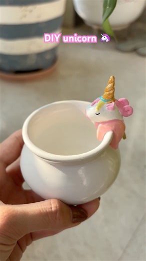 DIY Clay Unicorn | Cute craft ideas #shorts #diy