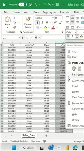 13 - سلسلة اختصارات الاكسيل Excel