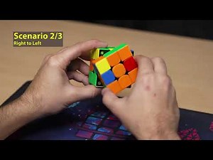 Solving the Middle Layer of the 3x3 Rubik's Cube Easy Beginner Tutorial