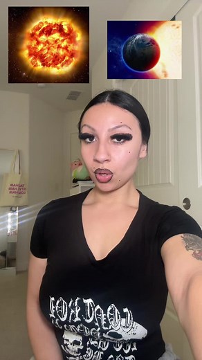 Astronomers say if the Sun ever exploded, we’d only have 8 minutes left… here’s the science behind it .. #scary #science #horrortok #horror #fyp