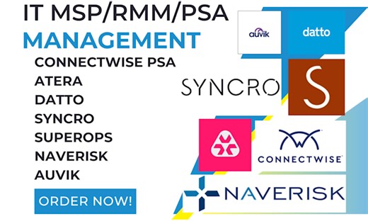 Bollyjaywares: I will setup rmm psa AWS connectwise psa atera datto syncro superops naverisk auvik crm for $45 on fiverr.com