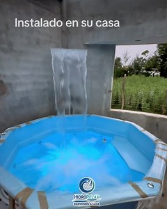 Tina jacuzzi octogonal Jacuzzis familiares Cualquier color Medidas: 2m x 2m x 0,82 Equipada 7 jets 2 hp en bomba a 220v Grifería fv para el llenado * Luz led RBG a colores con panel Instalación con termofusión * cascada 60cm colores, control remoto * volcán de pies * recirculacion a gas agua 40 grados *No incluye obras civiles* | HidroRelax