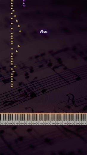Virus #pianotutoriallearning #piano