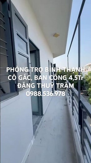 Cho thuê phòng trọ Bình Thạnh giá rẻ |Đặng Thùy Trâm #cho_thuê_phòng_trọ_quận_bình_thạnh #manhdiaoc