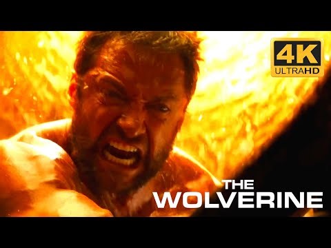 Logan Saving From Atomic Bomb Scene 4K | The Wolverine (2013) Movie Clip