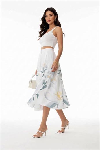 Jupe Midi Imprimé Floral Blanc Boutonnée - Romance Estivale 🌸 ✨ CHF 37.16 - Tailles S à XL disponibles 💫 Pourquoi craquer ? Imprimé floral blanc romantique Boutons décoratifs élégants Taille élastique extensible (jusqu’à 112 cm) Longueur midi parfaite 100% polyester de qualité 🛍️ 858 pièces en stock - Toutes tailles disponibles 🔗 Lien dans la bio ou commentez « LIEN » ⬇️ https://www.black-coat.net/products/floral-print-midi-skirt BLACKCOAT #ModeSuisse #ModeAccessible #PrixDoux #ModeAbordable