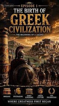 🏛️ The civilization that shaped the modern world began here. #AncientGreece #History #HiddenChapters