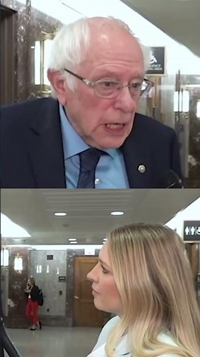 ‘Excuse me, excuse me!’: Bernie Sanders gets testy with FOX Business reporter #shorts