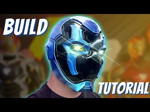 Making a Blue Beetle Helmet out of LIQUID RESIN! | 3D Printing Tutorial |