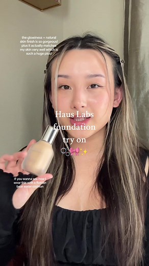 Haus Labs Foundation Review & Try On | Lightweight & Natural Finish