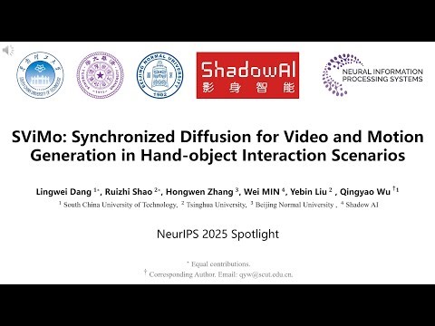 SViMo: Synchronized Diffusion for Video and Motion Generation in Hand-object Interaction Scenarios