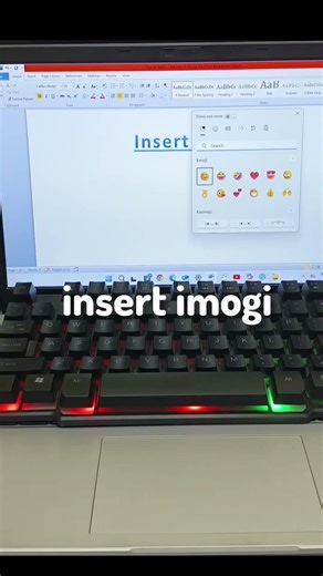 How Insert Emoji In Ms Word 😱| Ms word Hidden Tricks #mswordshortcutkeys #keyskill #keys #majorkey